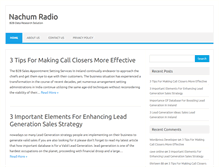 Tablet Screenshot of nachumradio.com